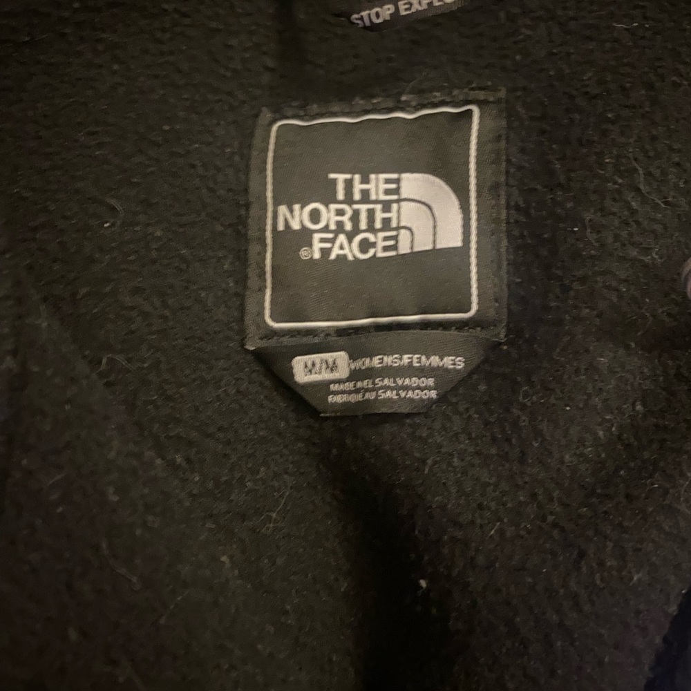 The North Face Black and Purple Fleece Coat - Picture 7 of 12